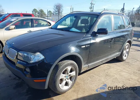 2008 BMW X3 3.0Si from USA, damaged, VIN WBXPC93468WJ24116